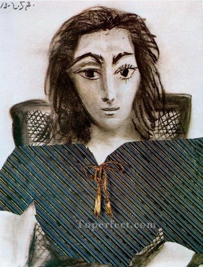 Retrato de Jacqueline 1957 Pablo Picasso Pintura al óleo